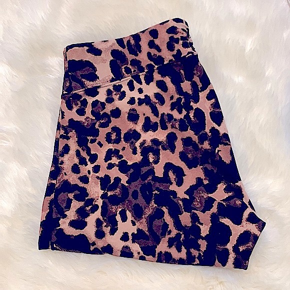 🐆Calvin Klein Performance Stylish Leopard Print Activewear 7/8 Length Leggings - Picture 6 of 16